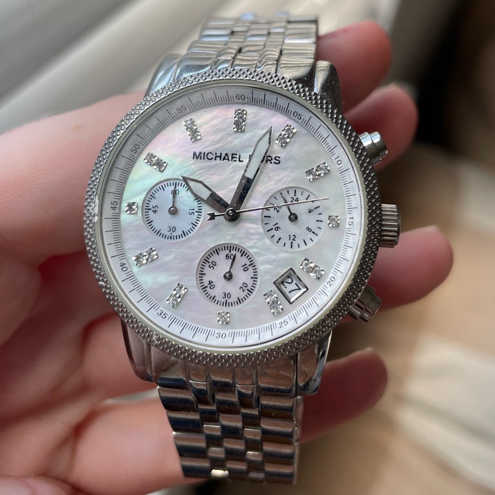 Michael Kors Pearl Faced Watch